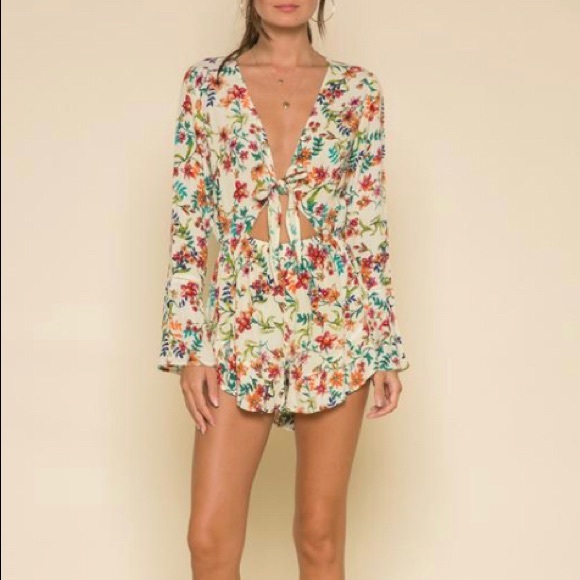 NWT Raga My Paradise Tie Romper - Picture 2 of 8
